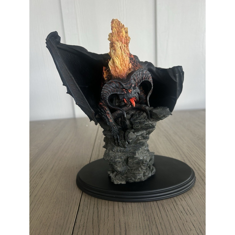 Balrog Flam of Udun Statue Lord of the Rings FOTR Sideshow Weta Collectables - Picture 11 of 16